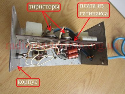 Regulator de tensiune de rețea tiristor, informații radio de master