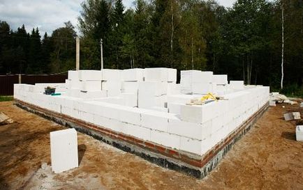 Товщина стіни з газосилікатних блоків, будівництво будинку з газосилікатних блоків