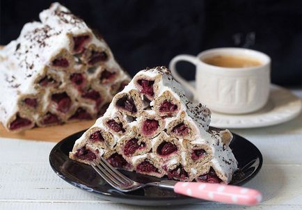 Cake szerzetesi hut cseresznye tejfölös