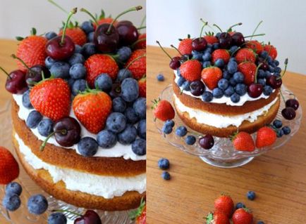 Торт з ягодами кілька чудових рецептів