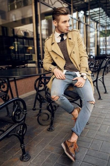 Trench masculin (80 pics) haina trench, piele, zara, burberry, iarna, cald, cu gluga,