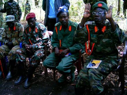 Ororile armatei continentului negru al rezistenței Domnului - revizuire militară
