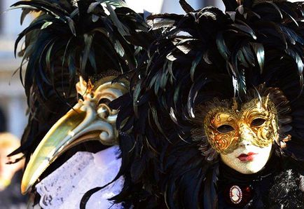 Carnaval venețian și măști venețiene - opțiuni, fotografie