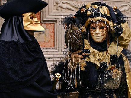 Carnaval venețian și măști venețiene - opțiuni, fotografie