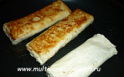 Vertuets de pâine pita cu brânză de vaci