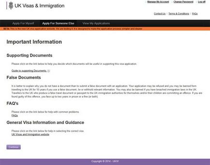 Visa pentru Marea Britanie, formular de cerere de viză pentru Anglia, formular de cerere online