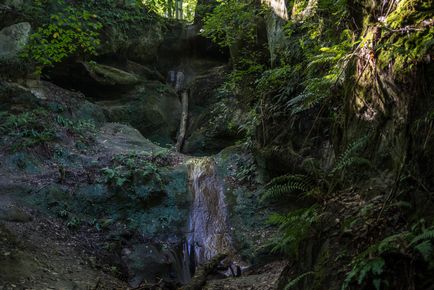 Водоспад на Мальцева струмку (пащу диявола)