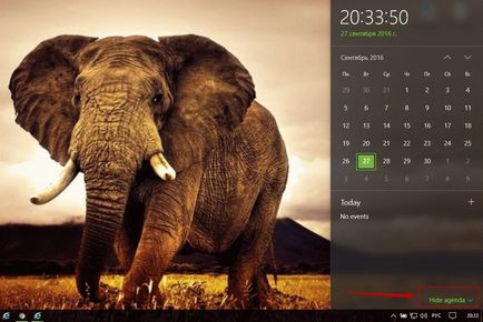 Windows 10 cum să ascundeți evenimentele din calendar