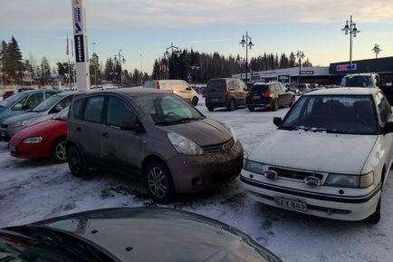 Parkolni, mint egy őrült „finnek alakítani” parkolni, mint egy orosz 