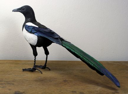 Зак Маклафлін неймовірно реалістичні мініатюрні скульптури птахів з дерева і паперу