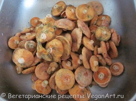 Заморожені гриби, вегетаріанські рецепти