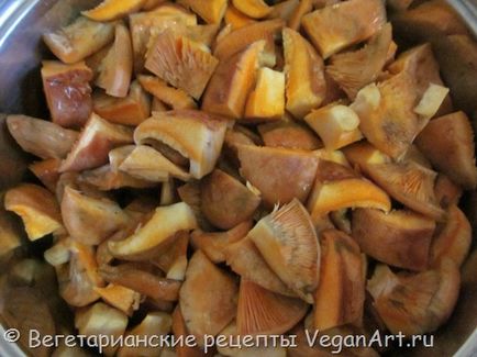 Заморожені гриби, вегетаріанські рецепти