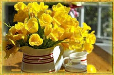 Жовті тюльпани