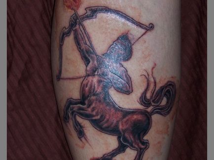 Valoare și fotografie a tatuajului centaur