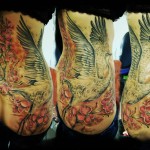 Jelentés tetoválás gólya - a jelentése, története, fotók