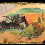 Înțeles tattoo stork - meaning, history, photo