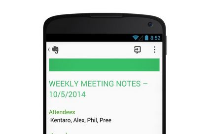 Знайомство з програмою evernote для android