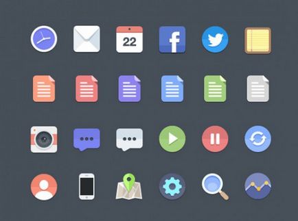 28 seturi gratuite de pictograme, design web