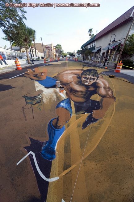 8 Cele mai mari imagini 3d pe asfaltul lui Edgar Muller »blog pozitiv