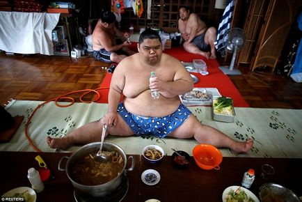 8. O mie de calorii pe zi și măști de oxigen în timpul somnului cum trăiesc luptătorii sumo și de ce ei greu
