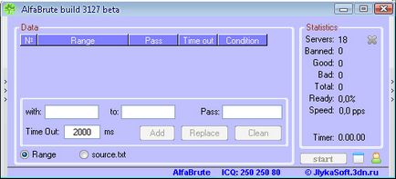 Alfabrute build 3121 - icq, proxy, Брута, Дедик, експлоїти