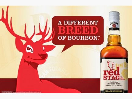 Alcology bourbon cseresznye piros szarvas fekete cseresznye a Jim Beam (cseresznye) Alcology cseresznye bourbon vörös szarvas fekete cseresznye által Jim Beam