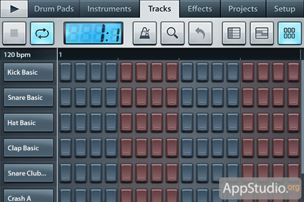 App Store fl studio mobil profi eszköz létrehozása zene - appstudio projekt