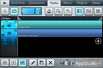 App Store fl studio mobil instrument de creare de muzică profesională - appstudio proiect