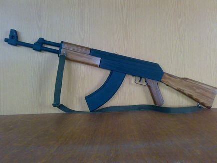 Automat Kalashnikov din lemn cu propriile mâini