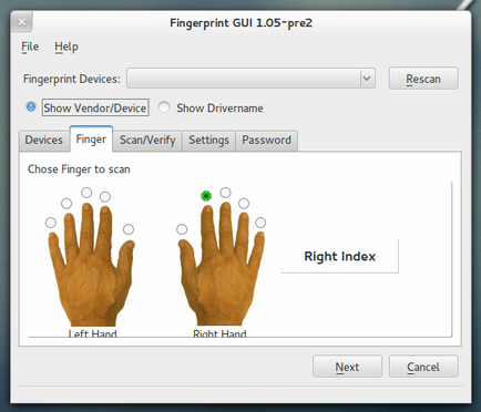Авторизація за допомогою сканера відбитків пальців в ubuntu linux