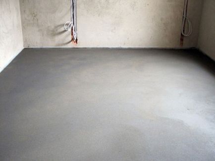 Șapă de beton sub podeaua caldă