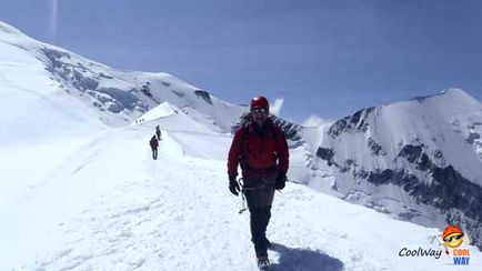 Hibátlan emelkedés a Mont Blanc