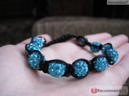 Brățară AliExpress Shambala 10mm Shamballa bratara (11pcs) - «Bucuria mea chineză și durere în fotografie