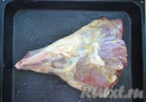 Carne de porc fiartă rece în aerogrill - pregătim pas cu pas de la fotografie
