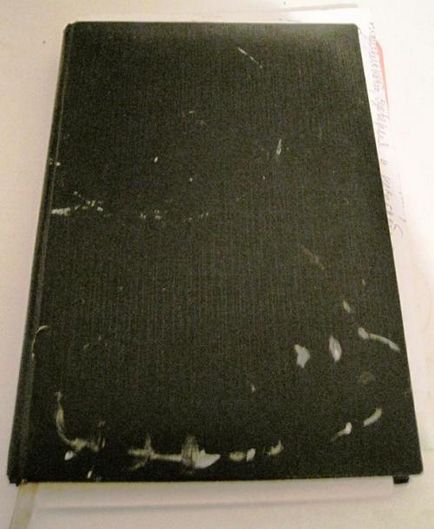 Decoupage notebook (decoupage pe textile)