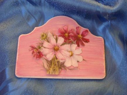 Decoupage cu pastel umbrea o parte din sfaturile practice