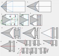 Pénz origami elefánt