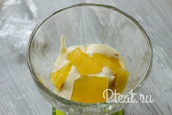 Desszert kremanke (porított zselatint víz zselatin) desszert kremanke