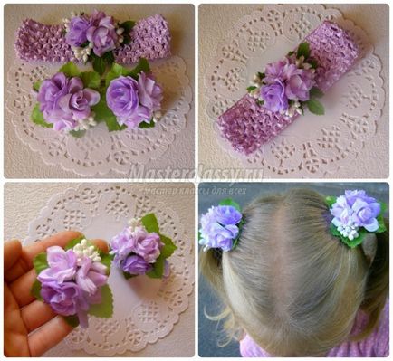Дитячі прикраси для волосся з квітами
