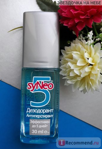 Dezodor izzadásgátló spray-syneo 5 - „ki kell szárítani hónalj legalább 3 nappal az értelemben, hogy nem