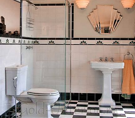 Tervezz egy fürdőszoba a art deco stílusban (fürdőszoba a art deco stílusú fürdőszoba az art deco stílusú kép kialakítása a fürdőszoba a art deco stílusú fürdőszoba art deco stílus art deco belső a fürdőszobában) Tervezz egy fürdőszoba a art deco stílusban