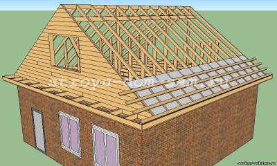 Двосхилий дах своїми руками - 8 січня 2014 року - будинок і ділянку своїми руками