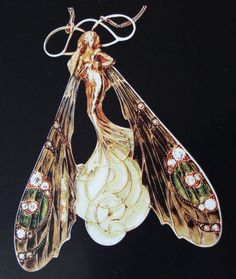 Elveți în bijuterii Art Nouveau