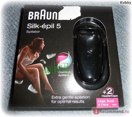 Epilator braun mătase Epil 5580 - „epilator braun Epil de mătase pentru începători (în funcție de producător)