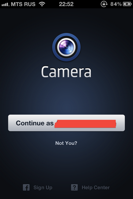 Facebook camera