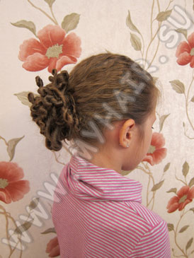 Fotografie și video de păr de păr din pigtails pentru fetițe