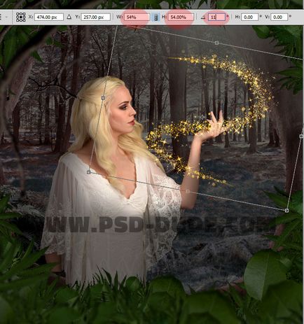 Photo manipuláció tündér por az Adobe Photoshop