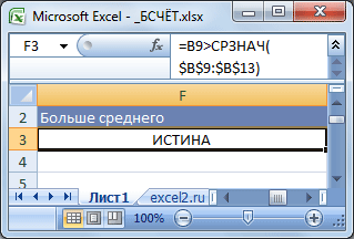 Функція бсчёт () - підрахунок з множинними умовами в ms excel - сумісно з microsoft excel