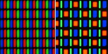 Nota Galaxy 2 comparativ cu galaxia s3 comparativ rgb vs pentile