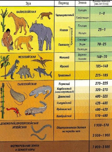 A geológiai történelem a föld (történet) A geológiai történelem a föld
